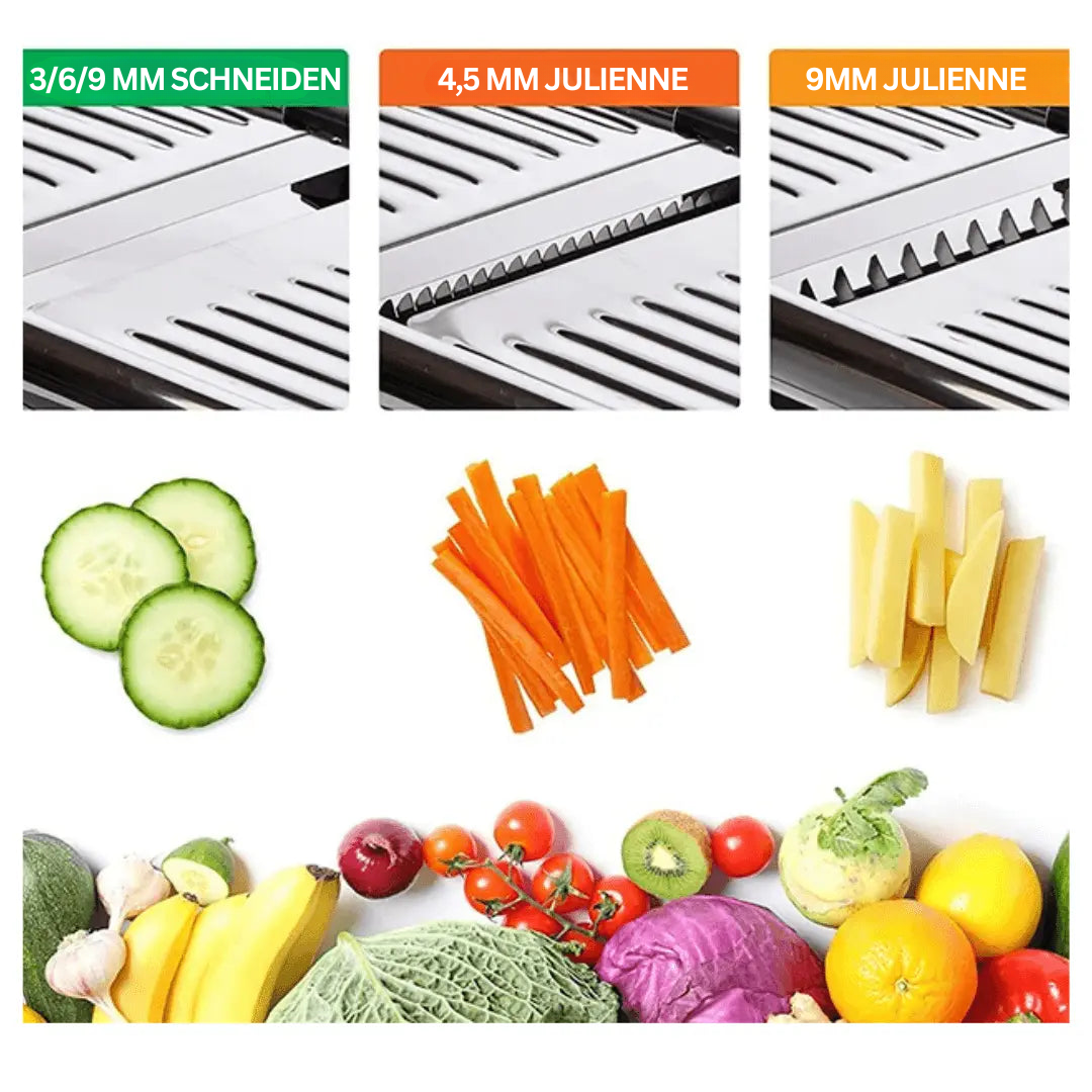 ProLine Sharp Cutter – Adjustable Mandoline Slicer for Vegetables and Fruits | Bowlift