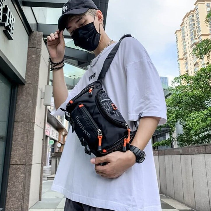 Water-Resistant Men’s Waist and Sling Bag – Multi-Way Travel & Outdoor Pack | Bowlift