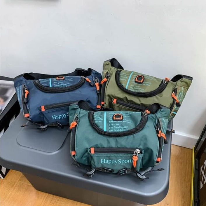 Water-Resistant Men’s Waist and Sling Bag – Multi-Way Travel & Outdoor Pack | Bowlift