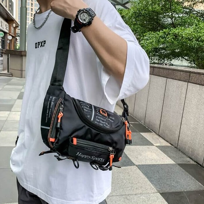 Water-Resistant Men’s Waist and Sling Bag – Multi-Way Travel & Outdoor Pack | Bowlift