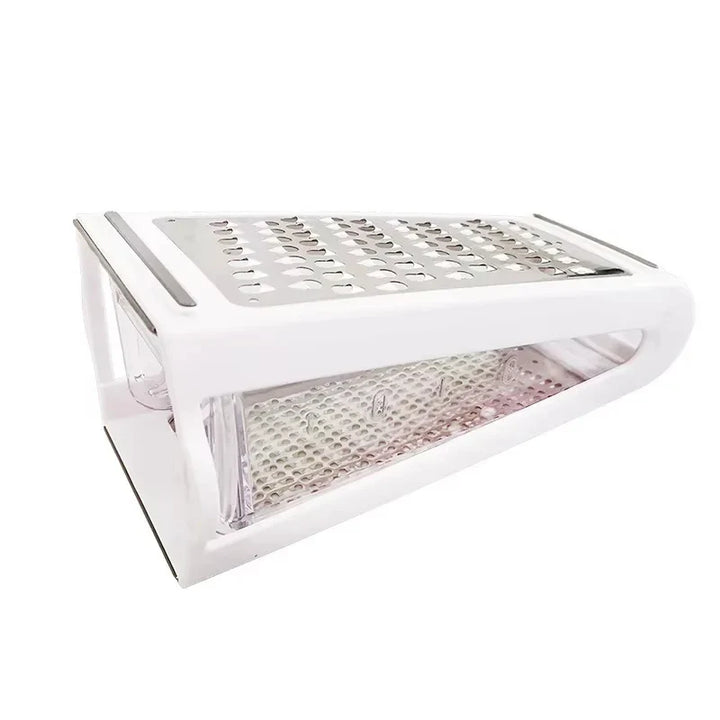 Manual Multi-Function Stainless Steel Grater with Double-Sided Blade | Bowlift