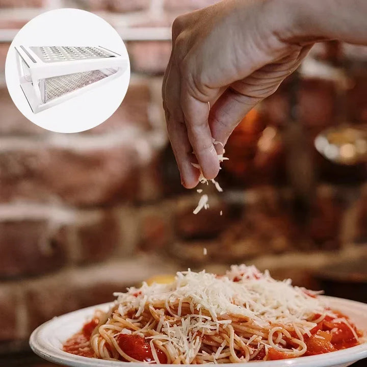 Manual Multi-Function Stainless Steel Grater with Double-Sided Blade | Bowlift