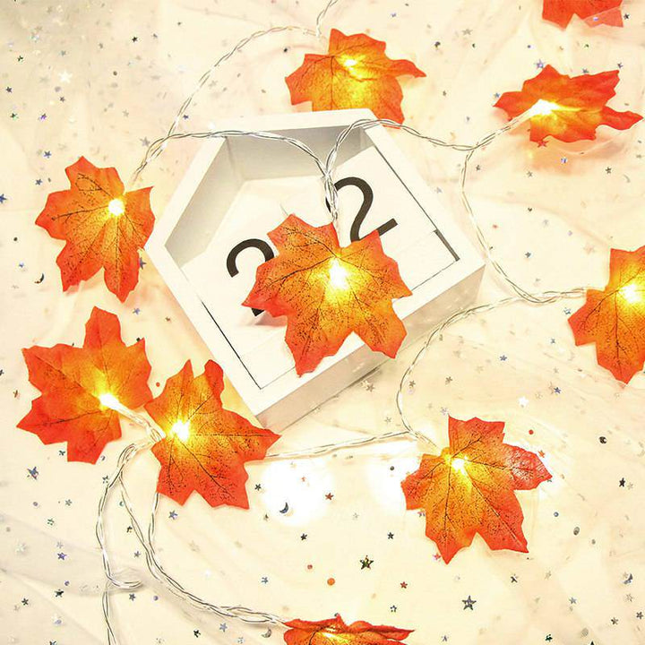 BowLift | Maple Leaves Autumn String Lights