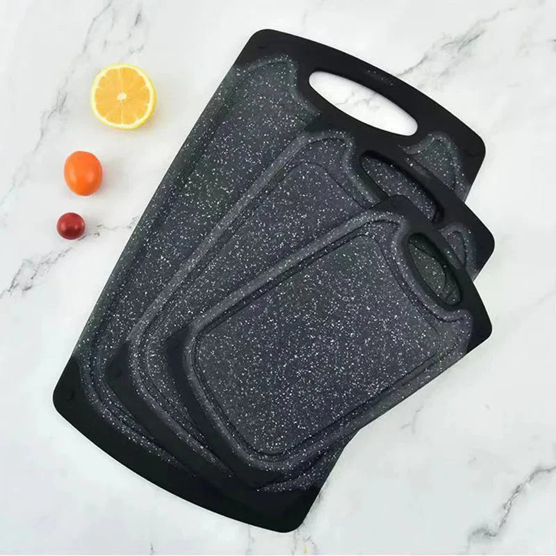 Marble Pattern Cutting Board Wheat Straw Plastic Cutting Board Set | Bowlift