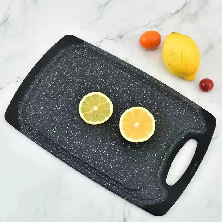 Marble Pattern Cutting Board Wheat Straw Plastic Cutting Board Set | Bowlift