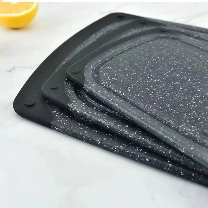Marble Pattern Cutting Board Wheat Straw Plastic Cutting Board Set | Bowlift