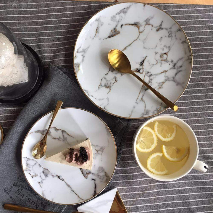 Marble Plate 2-Piece Set Bowlift