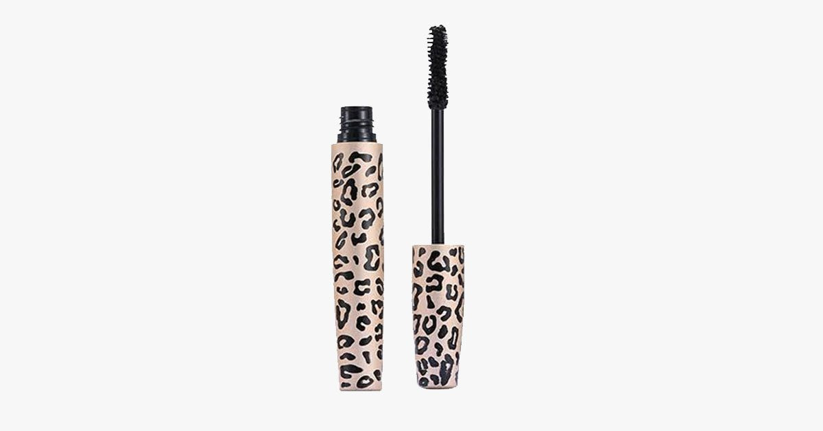 BowLift | 3D Transplant gel & mascara in leopard pattern bottle - Made from natural fibers - Waterproof & easy to use