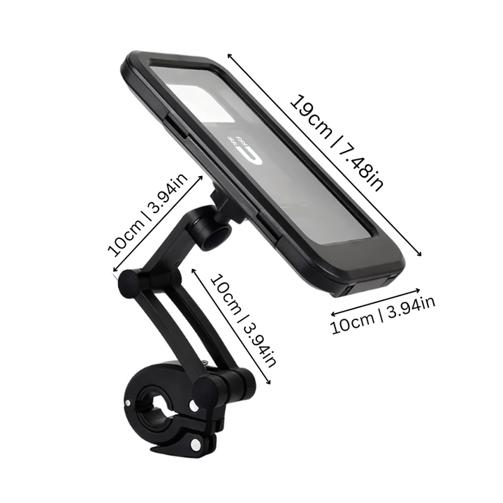BowLift | SafeRide Waterproof Phone Holder – 360° Rotatable for Bike and Rain Weather