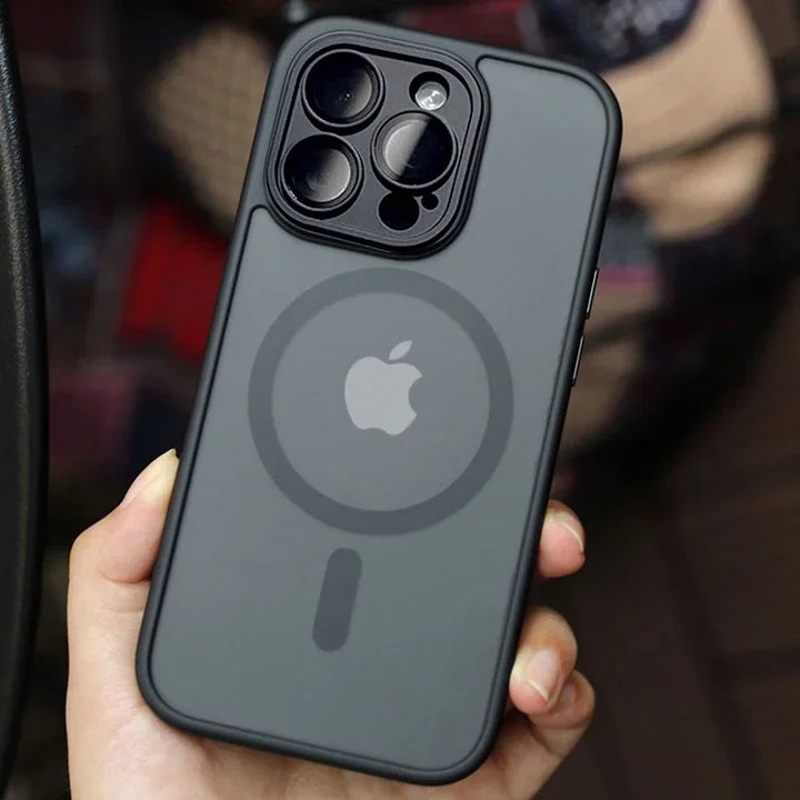 BowLift | Matte Armour Magnetic Case with Shock Protection & Magsafe Support – 1+1 FREE