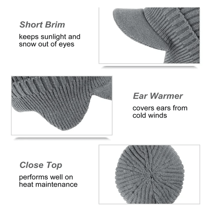SmartKnit Beanie – Insulated Ear Warmers Bowlift