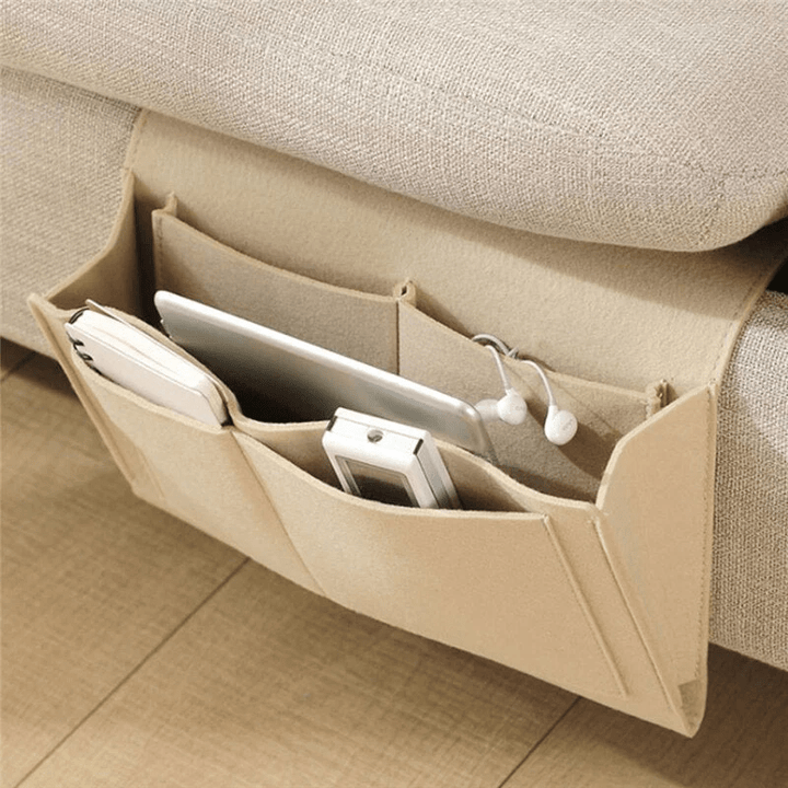 BowLift | Elegant Bedside Caddy – Durable Felt Nightstand Organiser | Stylish & Practical Storage Solution