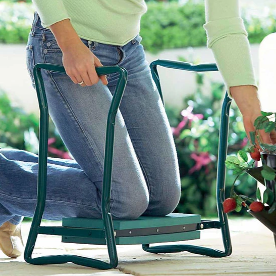 Gardening Kneeler - PADDED GARDENING SEAT KNEELER WITH HANDLES Bowlift