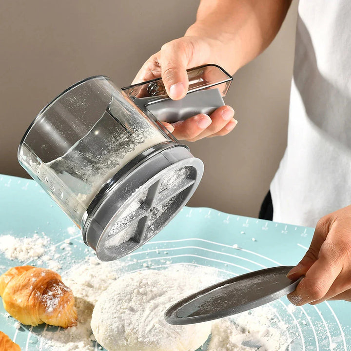 Measuring Cup Powder Mesh Sugar Sifter Powder Shaker Kitchen Tool | Bowlift