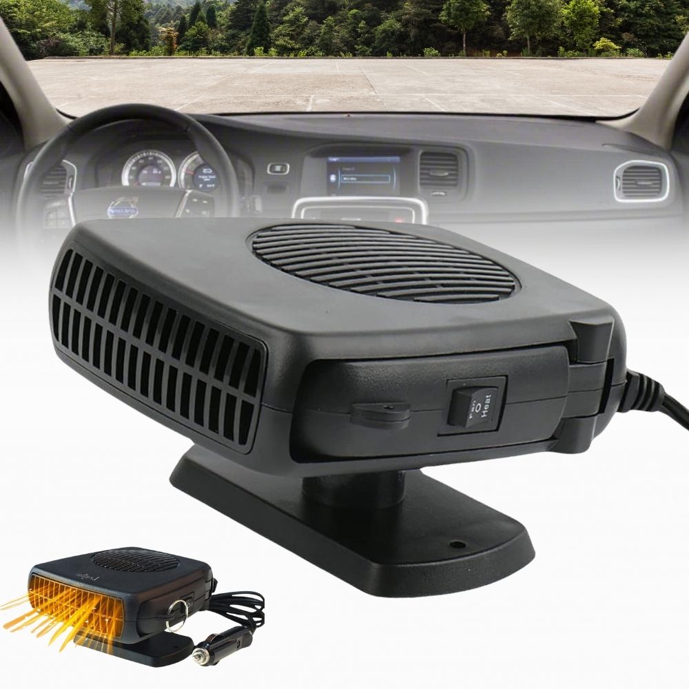 BowLift | TurboHeat | 12V Car Heater – 150W/300W Ceramic Fan Heater, Portable Car Defroster & Warmer