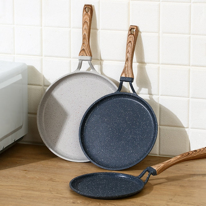 Medical Stone Frying Pan Non-stick Cast Iron Pancake Pan Omelet Pot | Bowlift