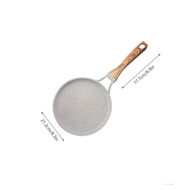 Medical Stone Frying Pan Non-stick Cast Iron Pancake Pan Omelet Pot | Bowlift