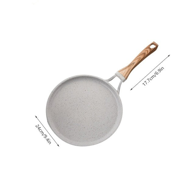 Medical Stone Frying Pan Non-stick Cast Iron Pancake Pan Omelet Pot | Bowlift