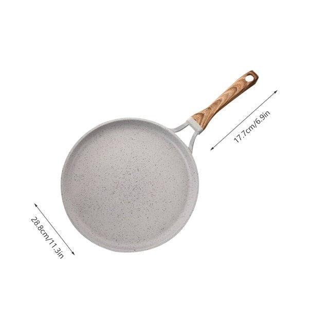 Medical Stone Frying Pan Non-stick Cast Iron Pancake Pan Omelet Pot | Bowlift