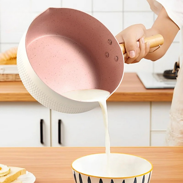 Medical Stone Saucepan With Lid Kitchen Nonstick Pan Pots Cookware | Bowlift