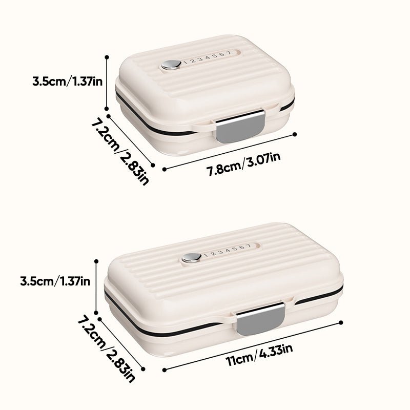 BowLift | MediVault – Compact Pill Box with Triple Seal Protection