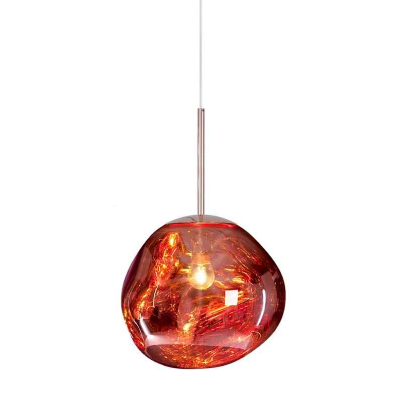 BowLift | Melt Pendant Light Fixture - Modern Glass Hanging Lamp for Kitchen Island & Dining Room