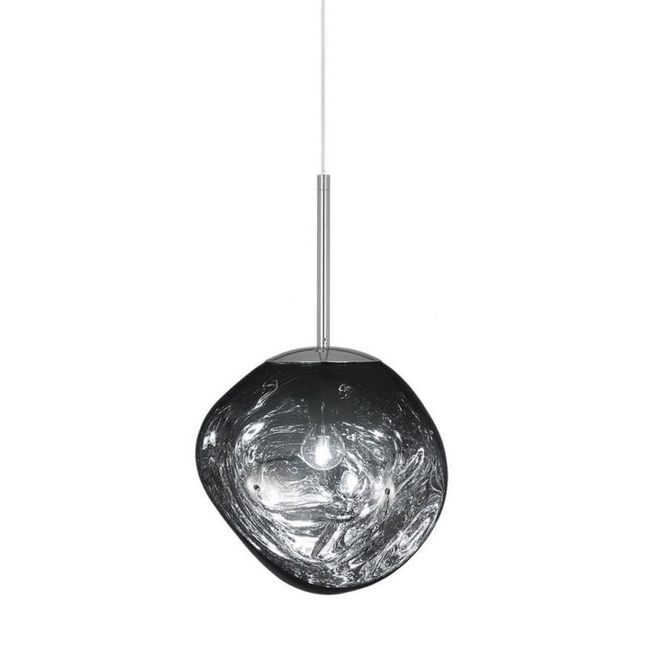 BowLift | Artistic Hanging Lamp of Melted Glass Modern and Elegant Lighting for Interior