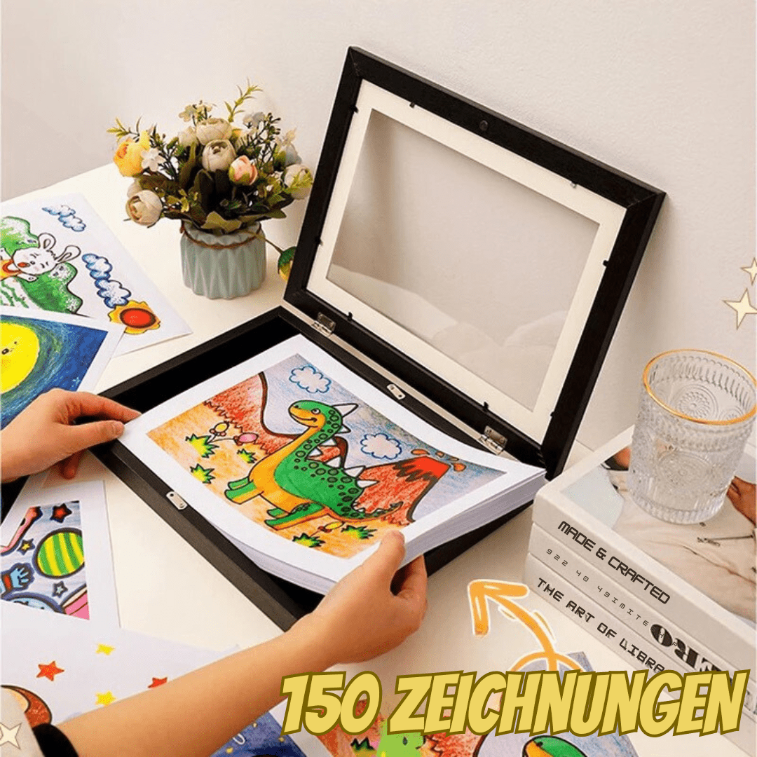 BowLift | Memory Frame – Interchangeable frame for children's drawings with space for up to 150 works