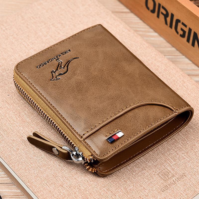 BowLift | Kangaroo Men's RFID-blocking Wallet, Multifunctional Credit Card Holder