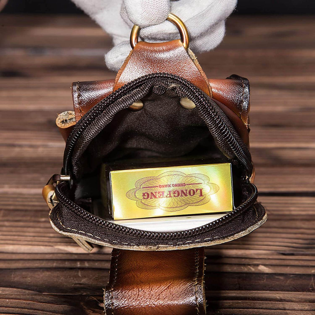 BowLift | Men's High-Quality Leather Waist Bag - Guardian Leather