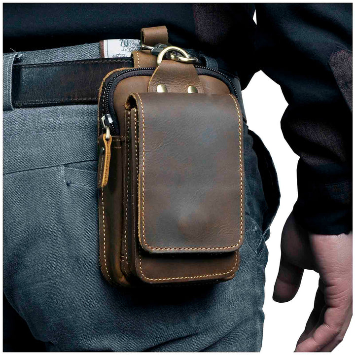 BowLift | Men's High-Quality Leather Waist Bag - Guardian Leather