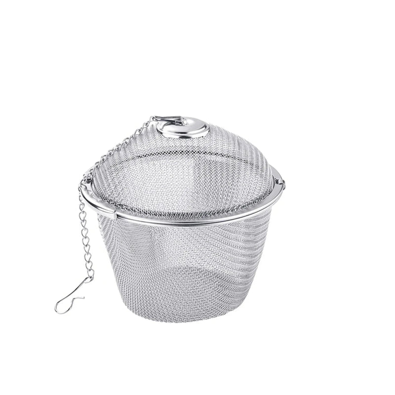 Mesh Infuser with Locking Chain Stainless Steel Tea Spice Strainer Ball | Bowlift