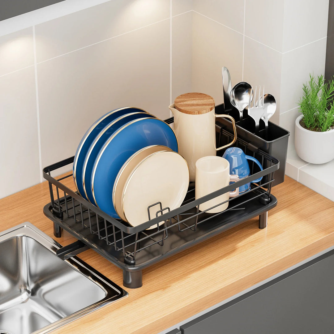 Metal Dish Drying Rack Multifunctional Space Saving Dish Storage | Bowlift