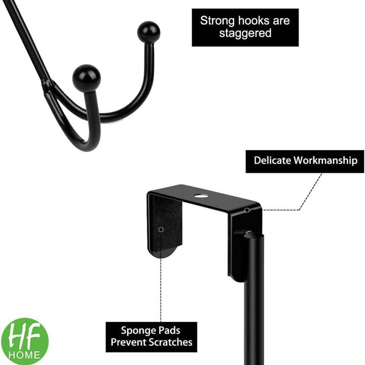 BowLift | Metal double storage hooks for hanging on doors