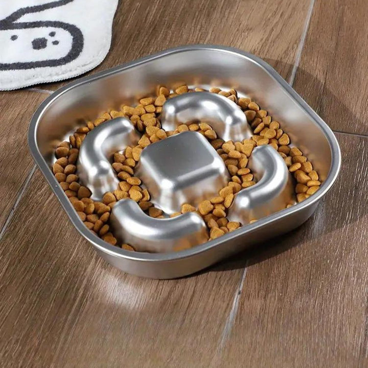 MightyBite • Dog Feeding Bowl Slow - Dog Feeding Bowl Slow - BowLift
