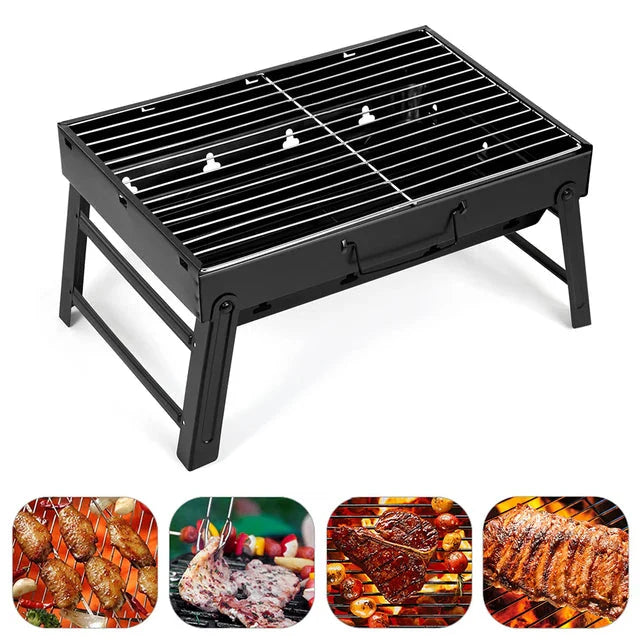 Mini Grill Stainless Steel Tool Kit Portable Outdoor Camping Grill | Bowlift