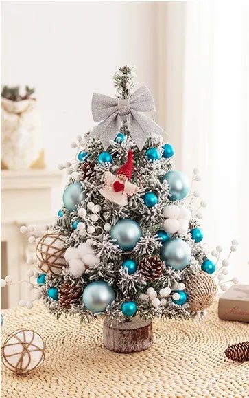 BowLift | Mini Tabletop Christmas Tree with LED Lights – 45CM Festive Decor for Home, Office & Parties