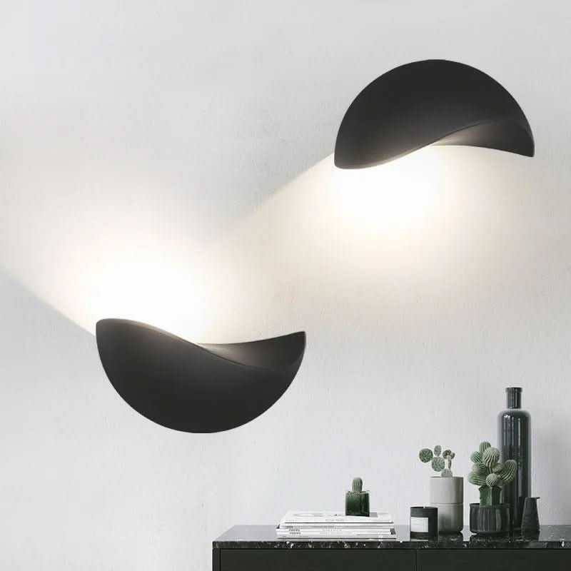 BowLift | Minimalist Half-Round LED Wall Light – Modern Indoor/Outdoor Lamp
