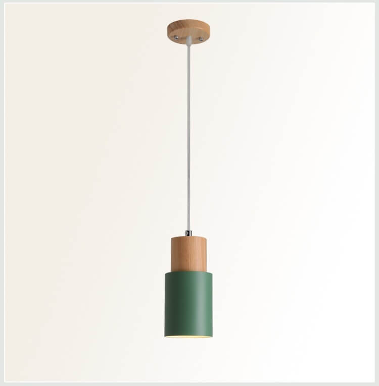 BowLift | Minimalist LED Cylinder Pendant Light - NordicGlow
