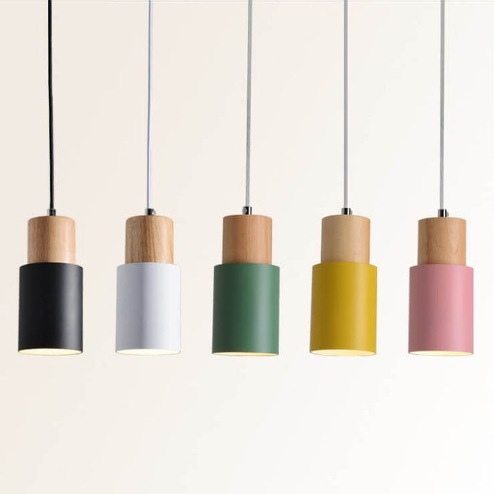 BowLift | Minimalist LED Cylinder Pendant Light - NordicGlow