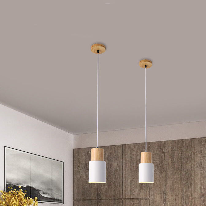 BowLift | Minimalist LED Cylinder Pendant Light - NordicGlow