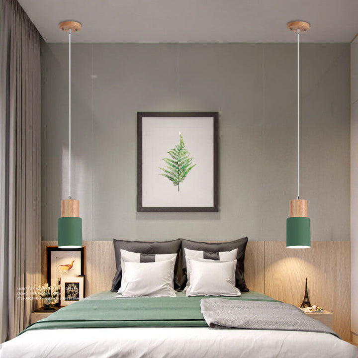 BowLift | Minimalist LED Cylinder Pendant Light - NordicGlow