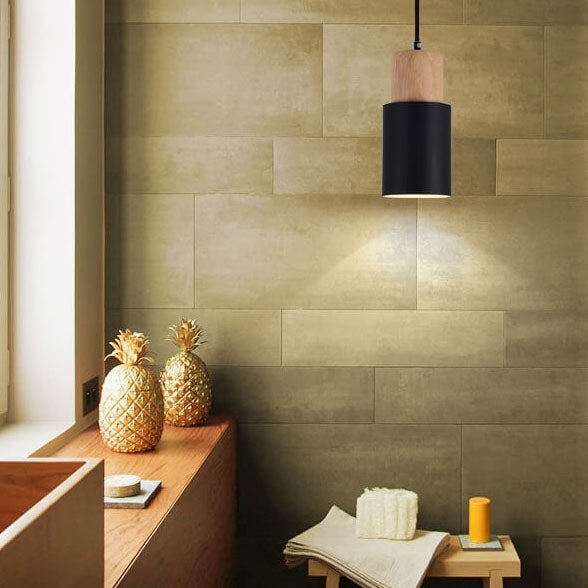 BowLift | Minimalist LED Cylinder Pendant Light - NordicGlow
