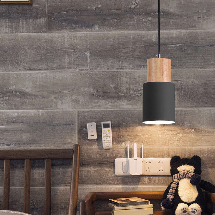 BowLift | Minimalist LED Cylinder Pendant Light - NordicGlow