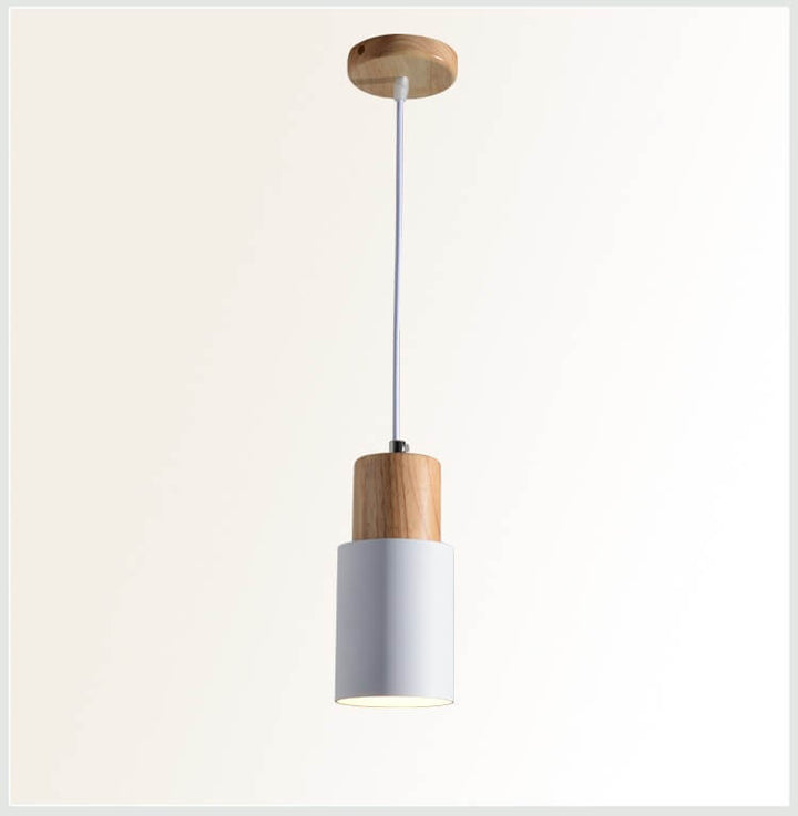 BowLift | Minimalist LED Cylinder Pendant Light - NordicGlow