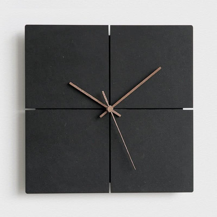 BowLift | Silent Modern Wall Clock – 12" Decorative MDF Design
