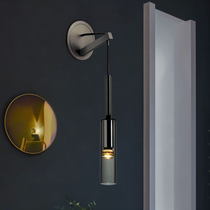 BowLift | Minimalist Wall Lamp with Smoke Glass - Orvane
