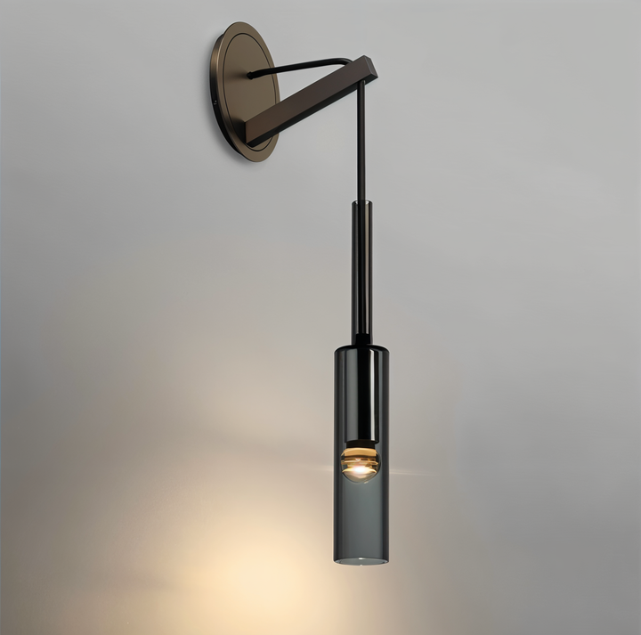 BowLift | Minimalist Wall Lamp with Smoke Glass - Orvane