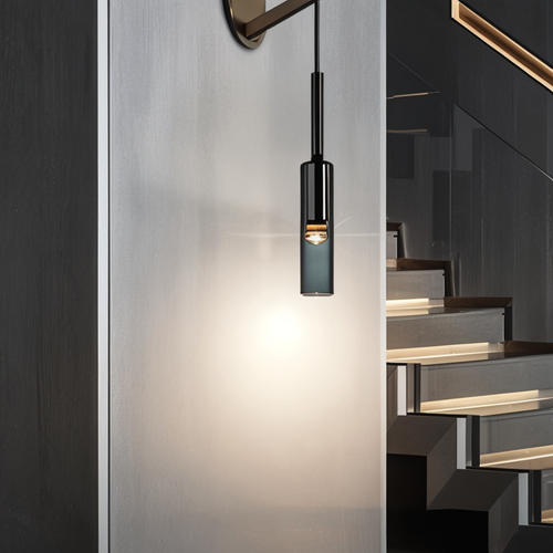 BowLift | Minimalist Wall Lamp with Smoke Glass - Orvane