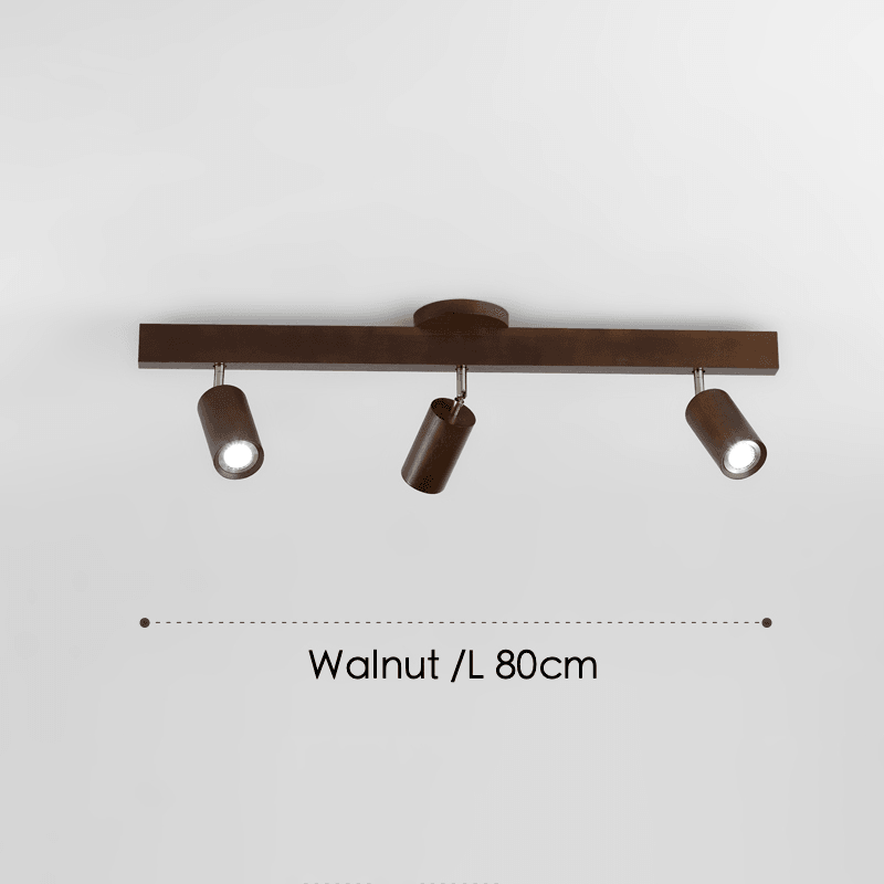 Wooden Ceiling Lamp Adjustable with Warm Light and Minimalist Design | Bowlift